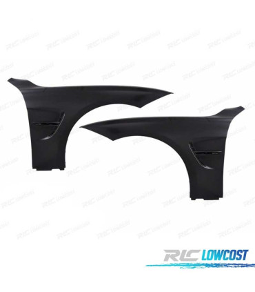 KIT 2 ALETAS BMW F30 F31 LOOK M4 MOLDURA NEGRO