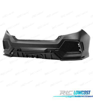 PARAGOLPES TRASERO HONDA CIVIC 16-20 LOOK NEW TYPE R