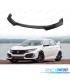 SPOILER LIP FRONTAL HONDA CIVIC 19-21 LOOK TYPE R NEGRO BRILLO