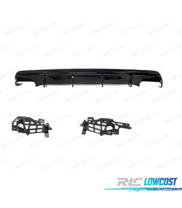 DIFUSOR MERCEDES CLA C117 AMG 13-15 LOOK CLA45 NEGRO BRILLO