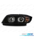 FAROS BIXENON PARA BMW E90 E91 05-08 OJOS ANGEL U LED 3D NEGRO